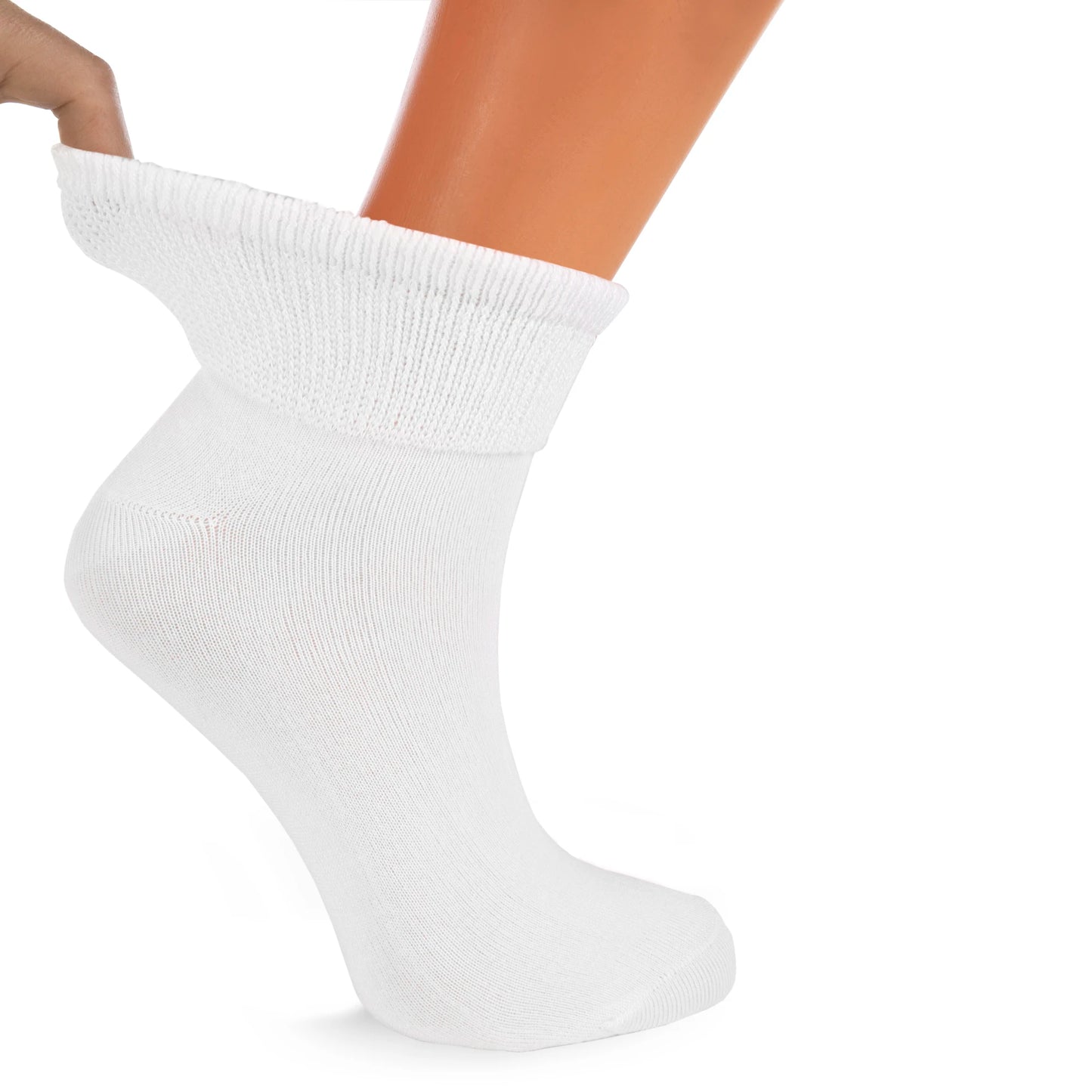 Unisex Cotton Diabetic Ankle Socks 3 Pairs