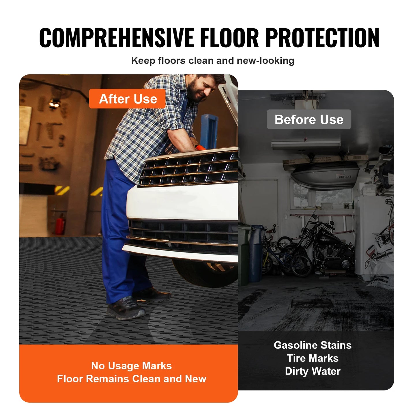 Interlocking Garage Floor Covering Tiles