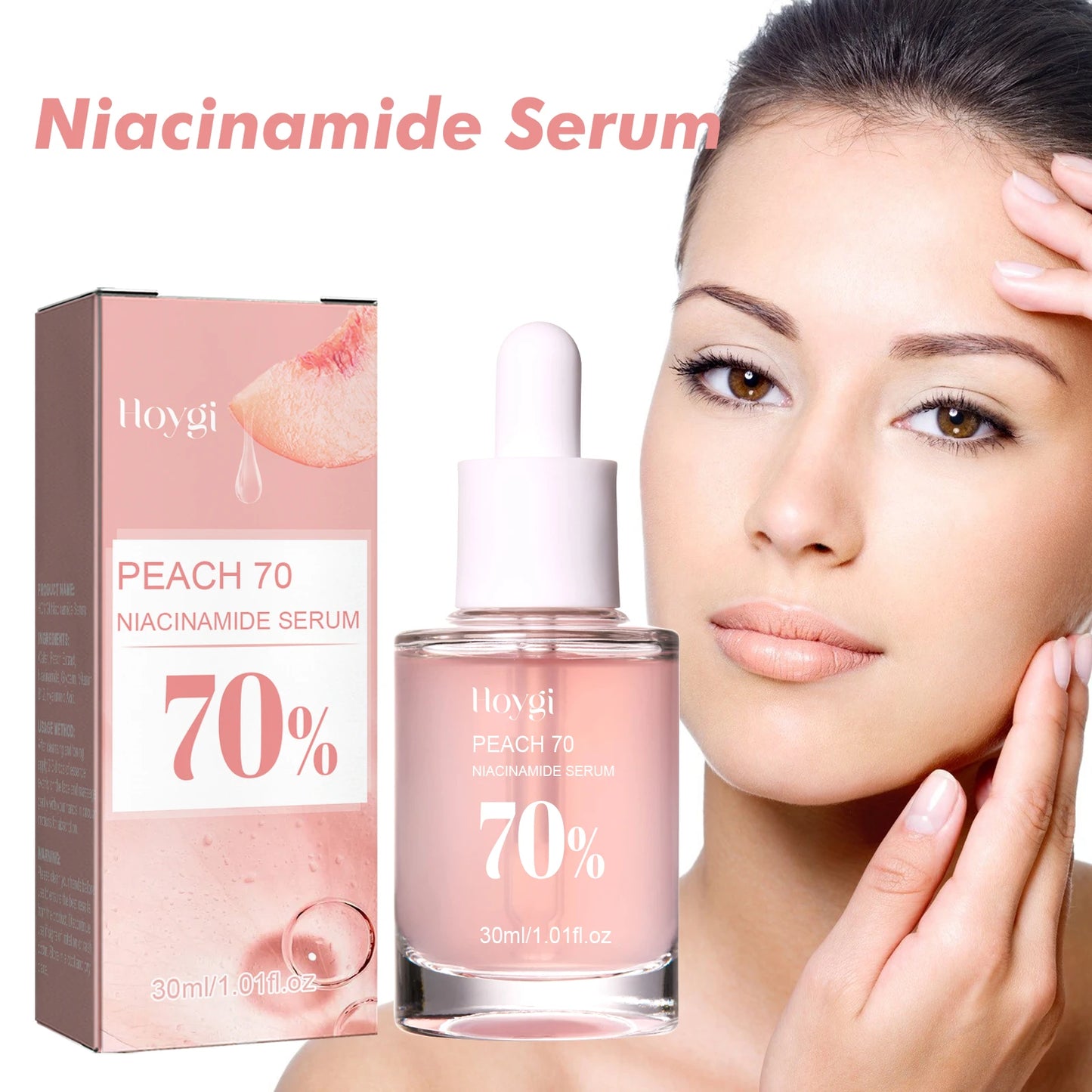 Hoygi Peach 70% Niacinamide Essence Moisturizing