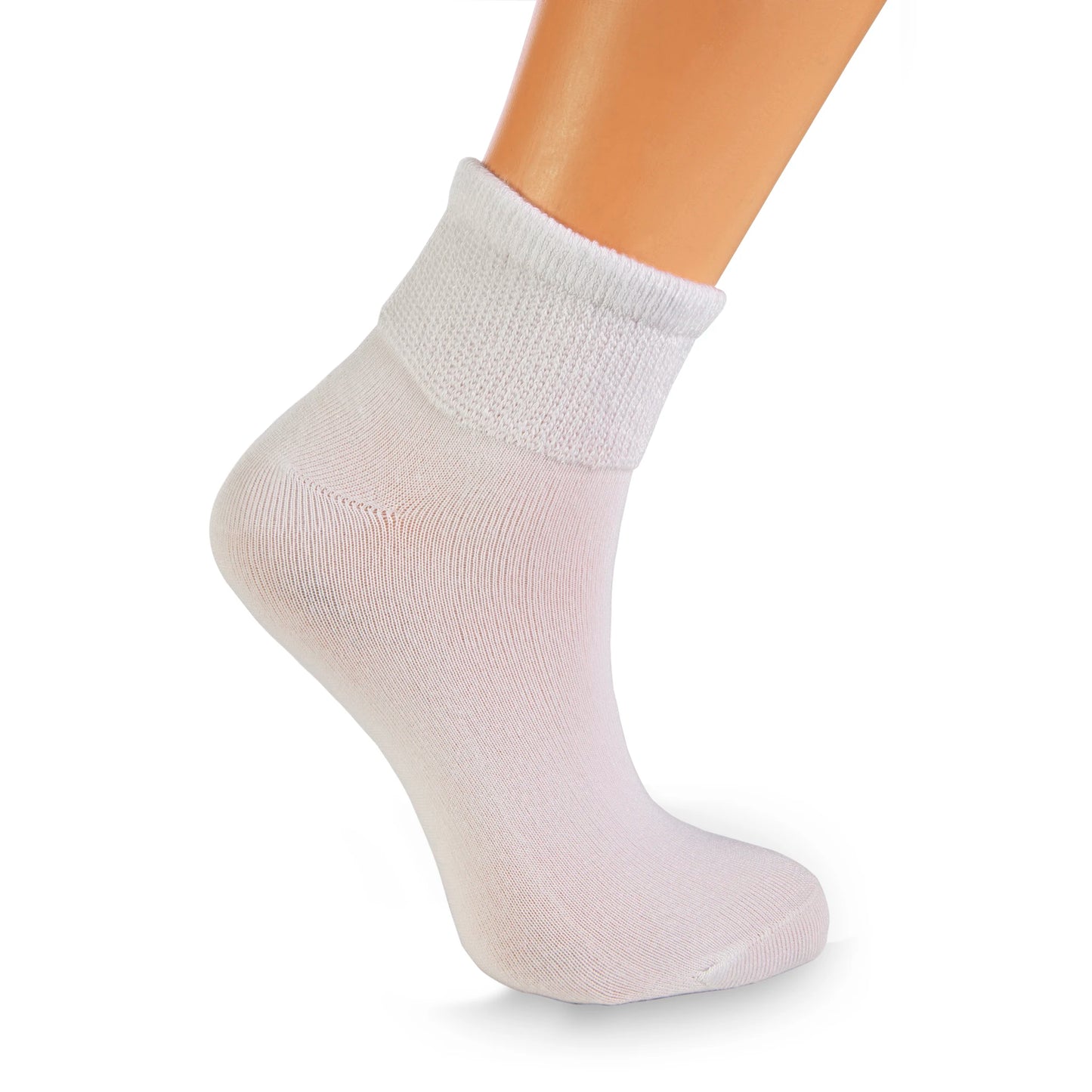 Unisex Cotton Diabetic Ankle Socks 3 Pairs