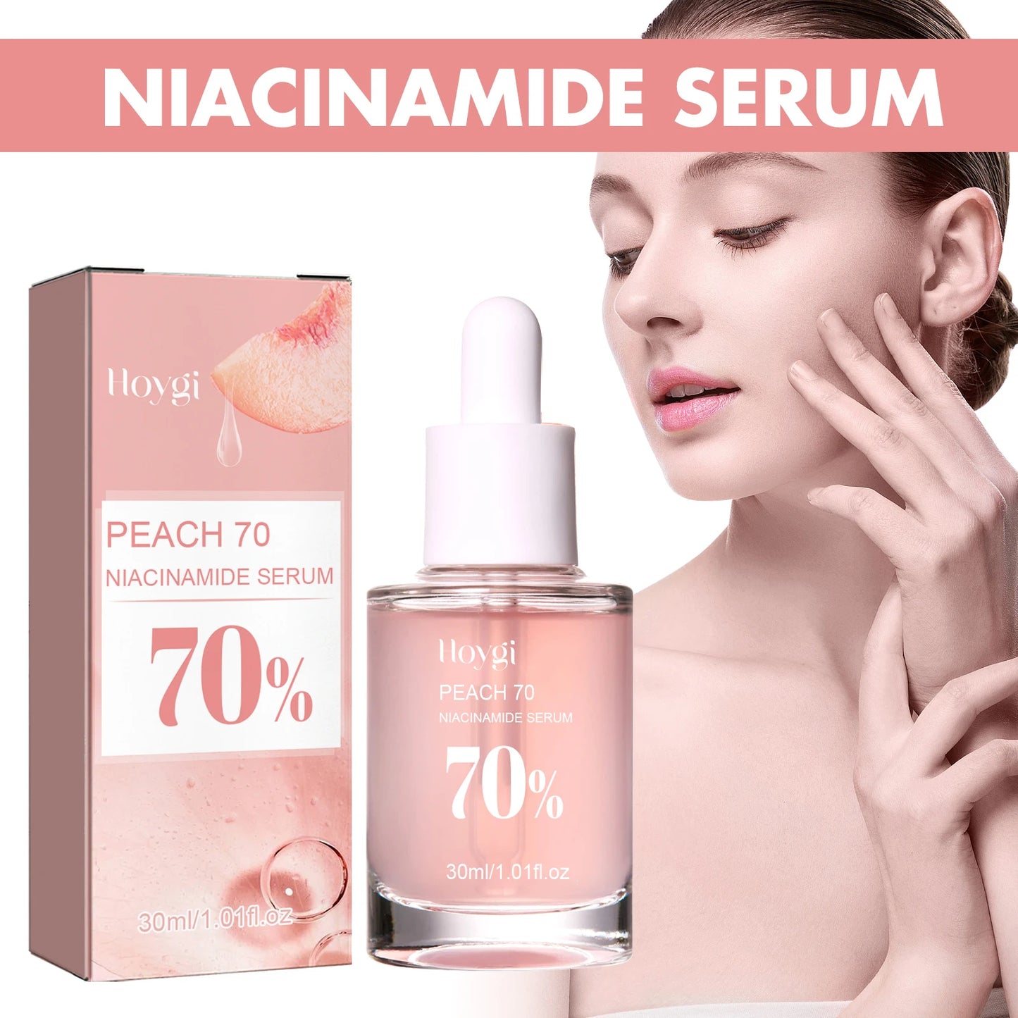 Hoygi Peach 70% Niacinamide Essence Moisturizing