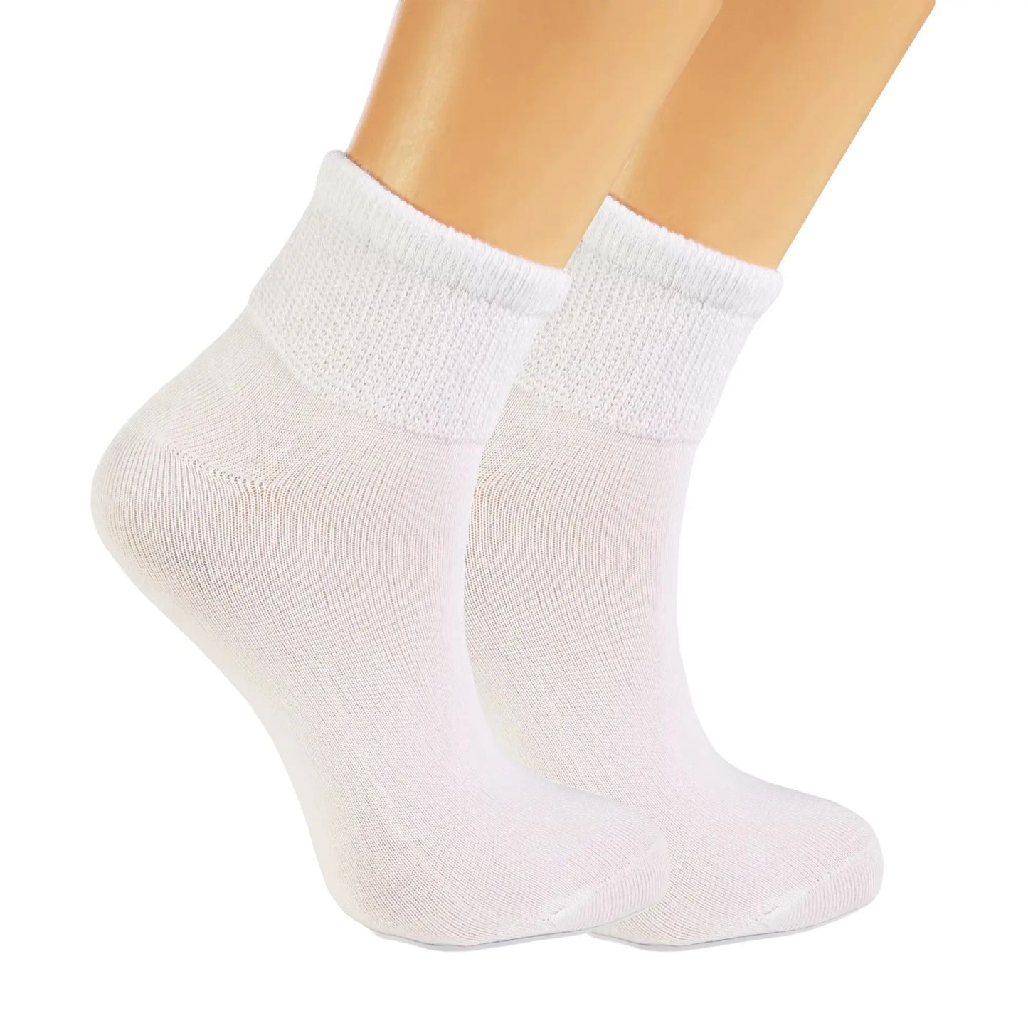 Unisex Cotton Diabetic Ankle Socks 3 Pairs