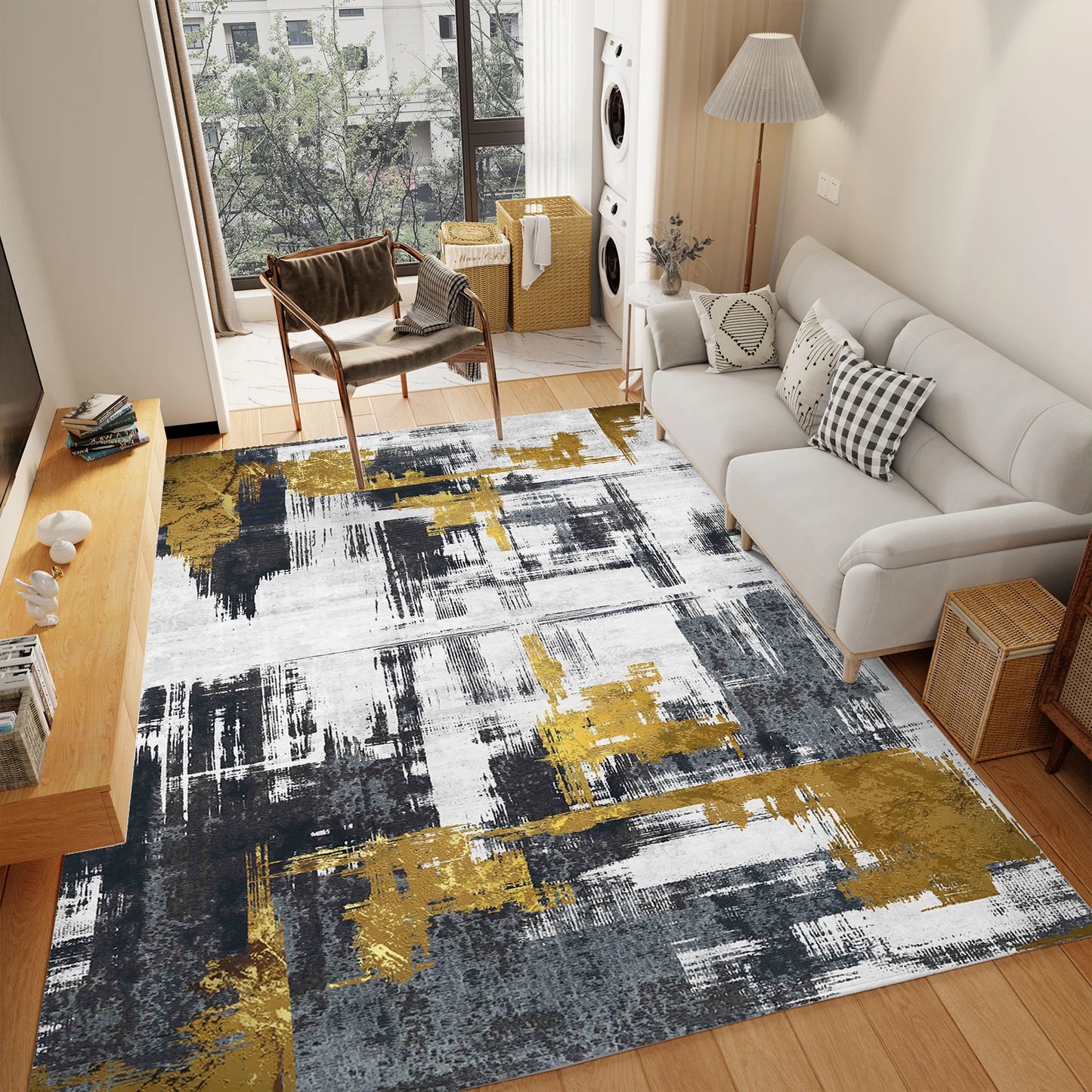 Washable decorative Rug