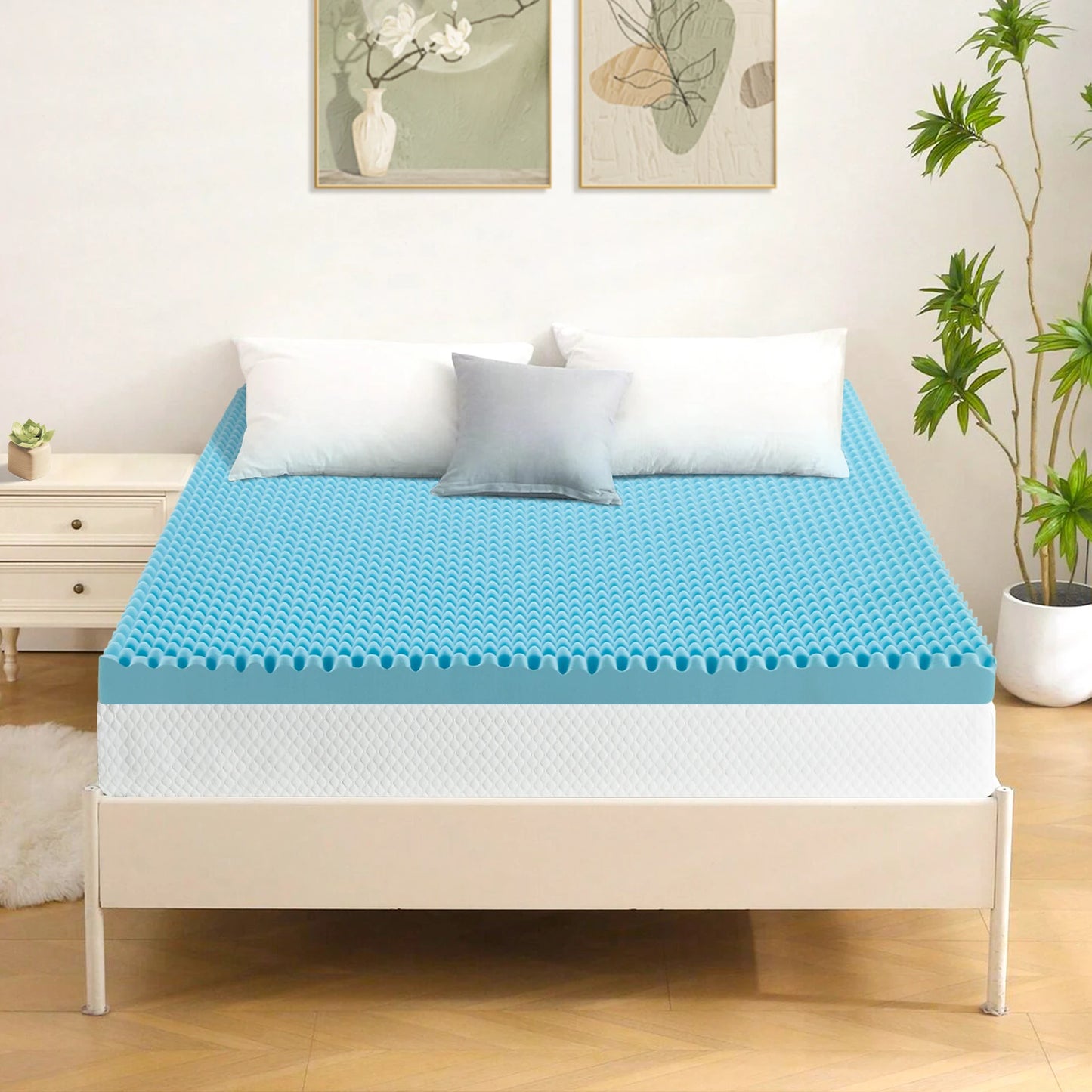Memory Foam Mattress Topper- CertiPUR Certified