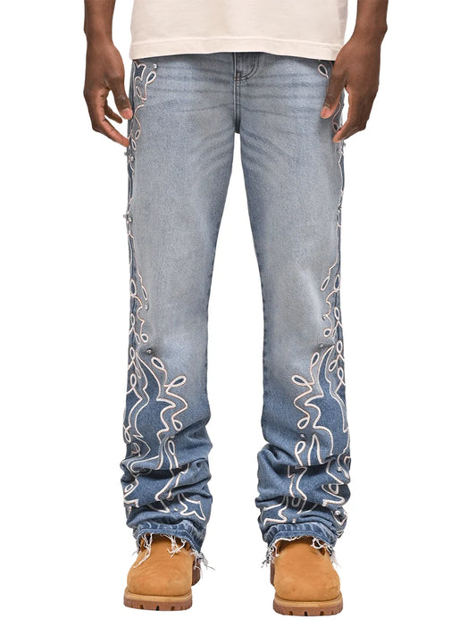 Men s  Fit Stretch Denim Jeans with Classic Five-Pocket Styling