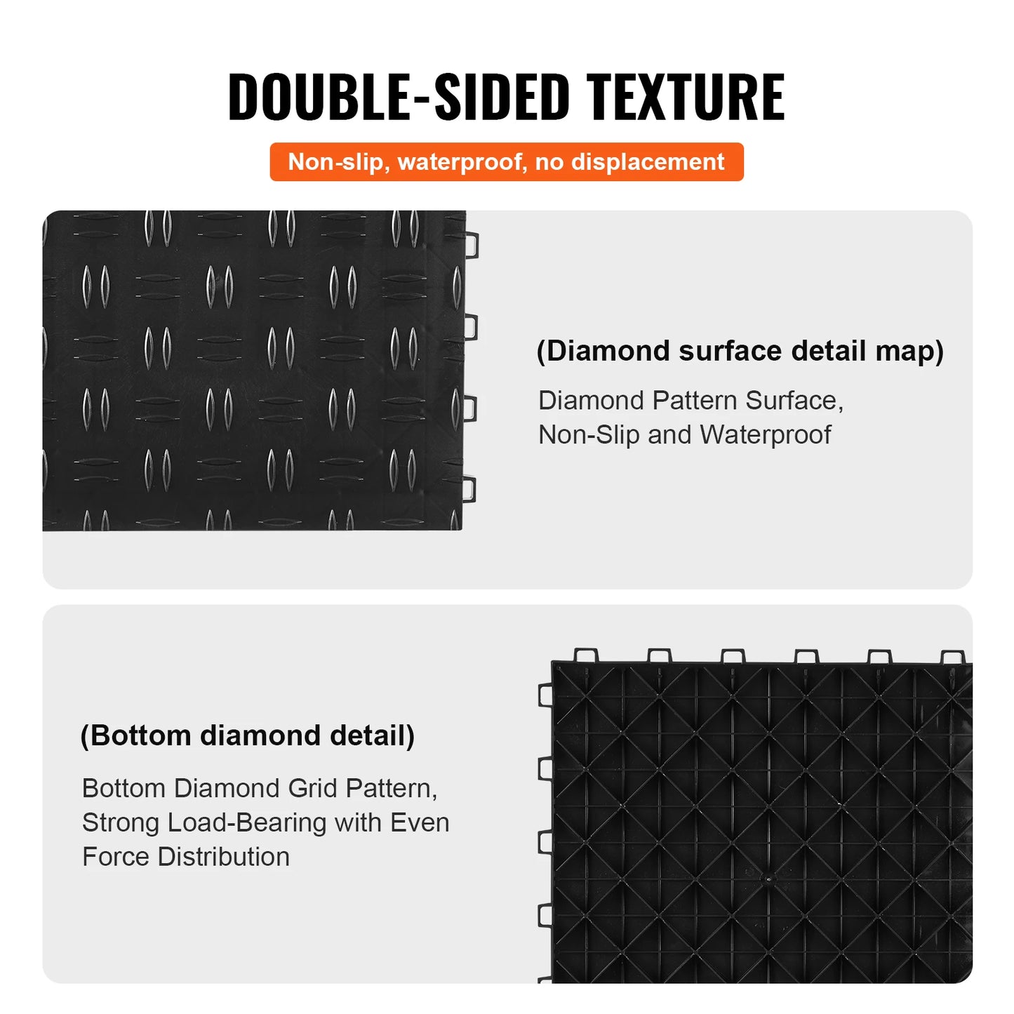 Interlocking Garage Floor Covering Tiles