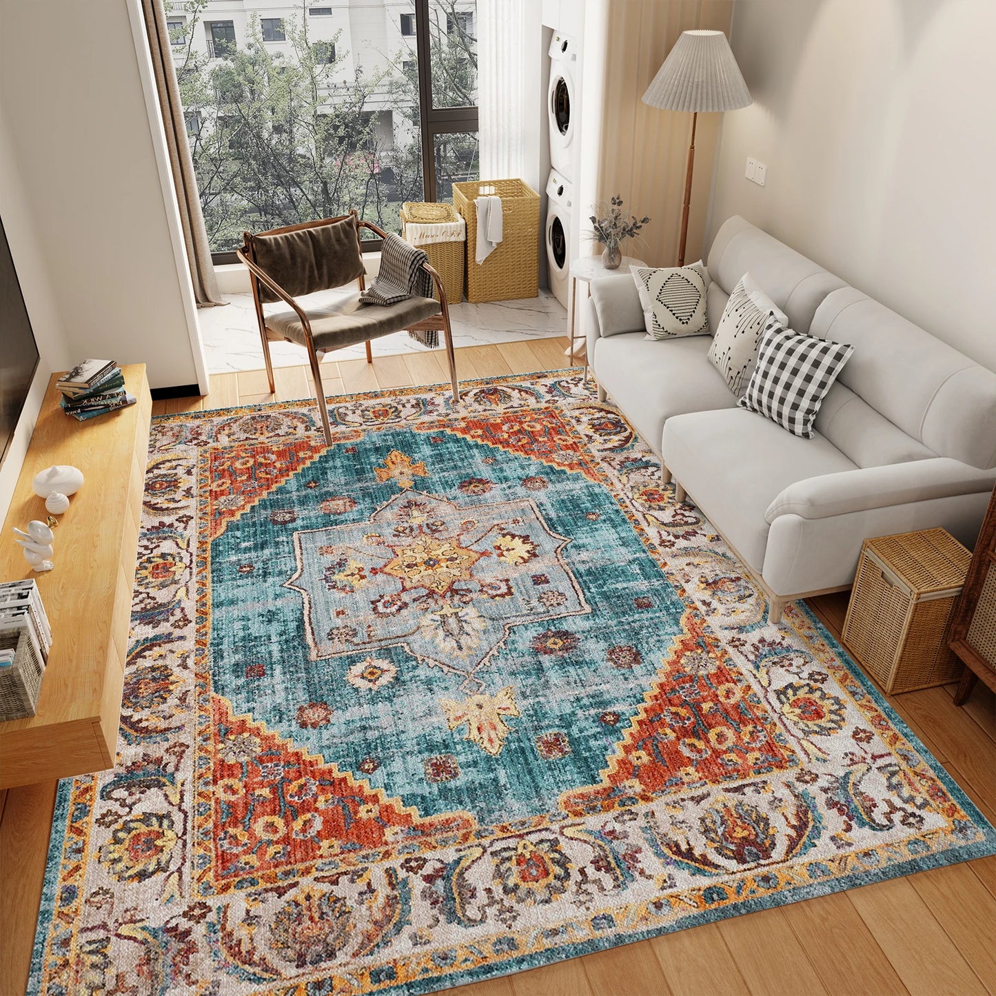 Washable decorative Rug