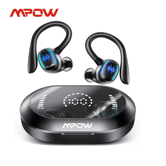 Mpow YYK-635 Wireless 50 Hours Bluetooth 5.3 Earphones, IPX7 Waterproof Sports Earbuds for Running