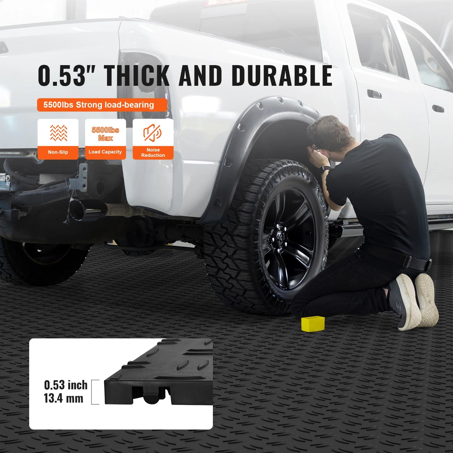Interlocking Garage Floor Covering Tiles