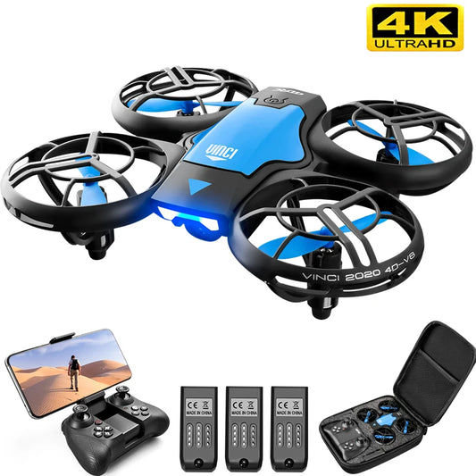 Mini Drone 4k profession HD 1080P Wide Angle Camera WiFi FPV RC