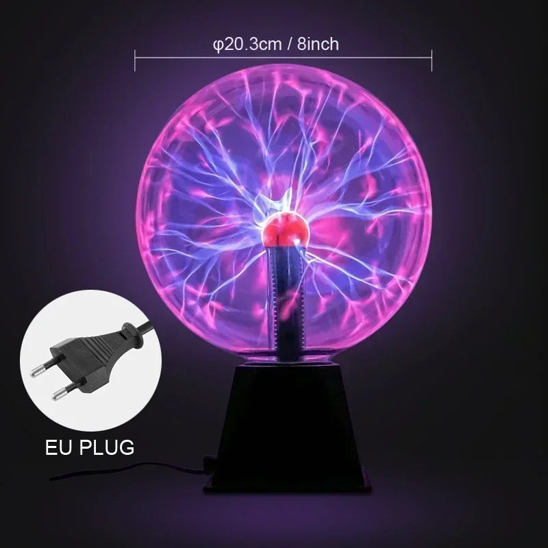 Magic Crystal Plasma Ball Touch Lamp