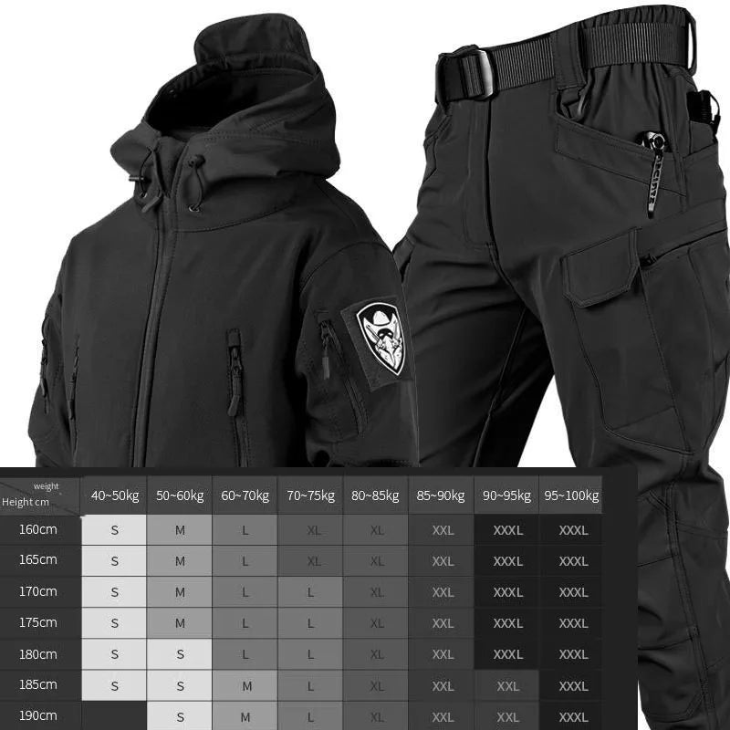 Mens Shark Skin Jacket/Pants Set