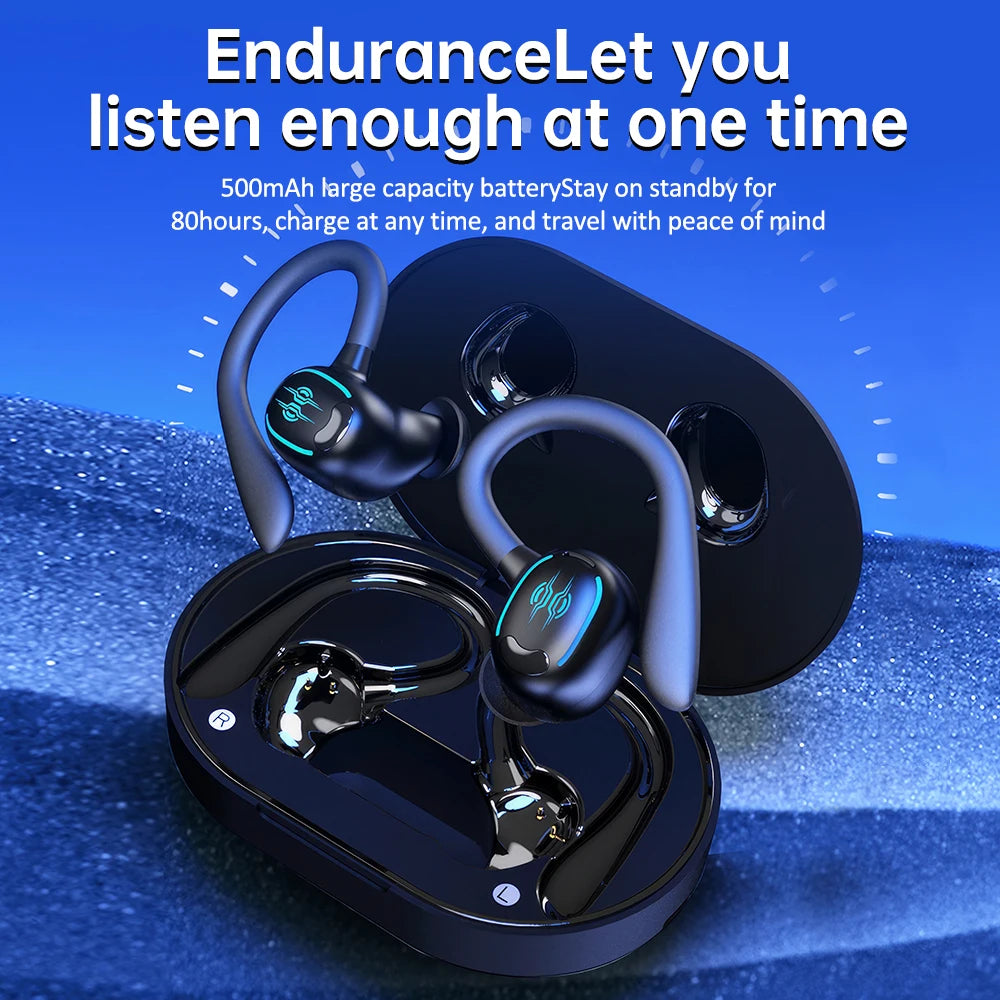 Mpow YYK-635 Wireless 50 Hours Bluetooth 5.3 Earphones, IPX7 Waterproof Sports Earbuds for Running